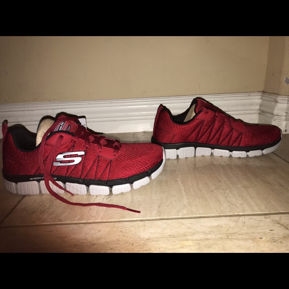 Skechers Flex Memory Foam -Red/Black -Boy’s Size 6